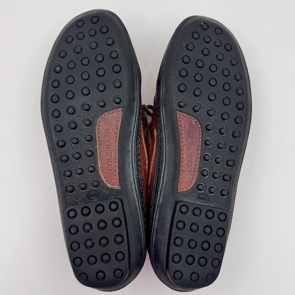 EUC Cole Haan Mens‎ Pebbled Leather Driving Moccasin Loafers Made in Brazil 8.5B main image 5